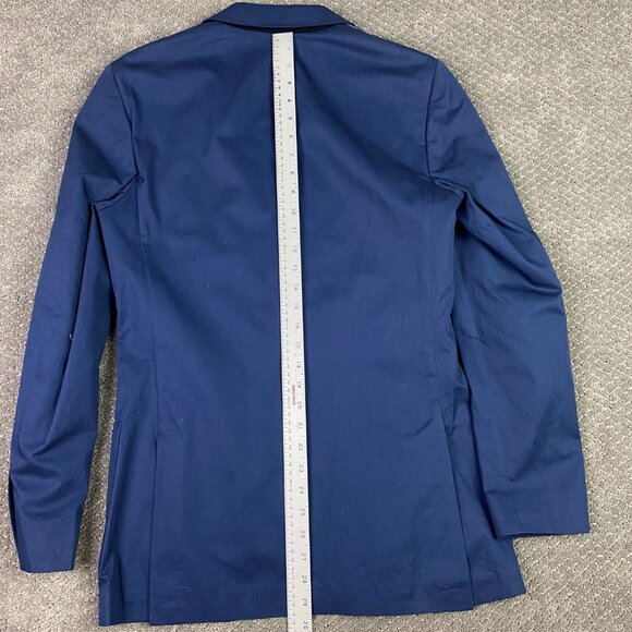 NWT J.CREW Ludlow Cotton Blazer Sport Coat Men's 36R Larusmiani Blue - Picture 14 of 15